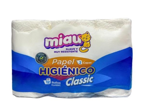 Papel higiénico Classic 12 rollos